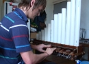Aaron Wendel playing his Bubble Organ
